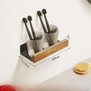 Solid Wood Wall-Mounted Shelf – No-Drill Storage Rack