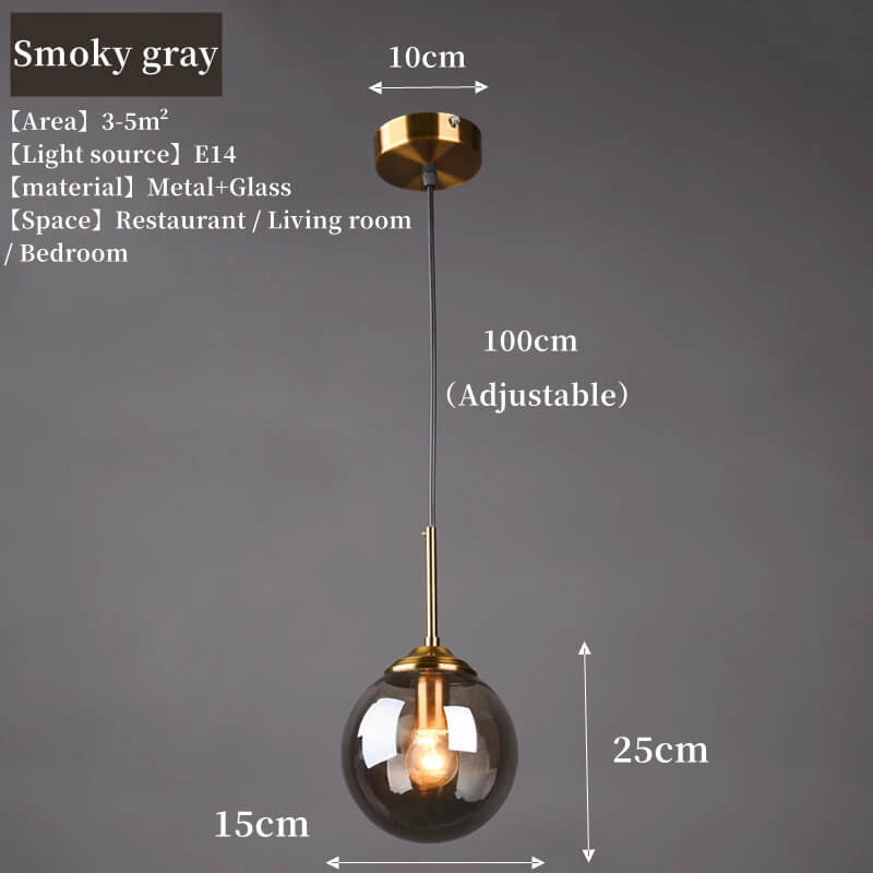 Modern Glass Pendant Light – Creative Lighting for Dining, Living or Study Spaces