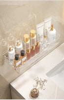 Wall-Mounted Bathroom Storage Rack – No-Drill Organiser for Toiletries and Kitchen Use