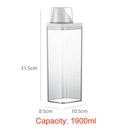 Multi-Use Airtight Storage Container – With Measuring Cup, Spout & Handle for Laundry Powder, Pet Food or Pantry Essentials