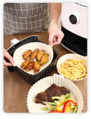 Reusable Silicone Air Fryer Basket – Non-Stick Baking Tray for Oven, Microwave and Fryer Use