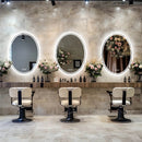 Luxury Oval LED Bathroom Mirror – Dimmable Backlit Wall Mirror with Demister and Touch Sensor