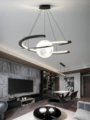 Modern Pendant Chandelier – Dimmable Ceiling Lamp for Dining Room and Living Space