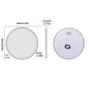 Intelligent LED Round Mirror – Touch Screen, Dimmable and Anti-Fog Bathroom Lighted Mirror