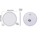 Intelligent LED Round Mirror – Touch Screen, Dimmable and Anti-Fog Bathroom Lighted Mirror