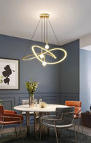 Modern Dimmable LED Pendant Light – Adjustable Hanging Ceiling Lamp for Dining Room and Living Space