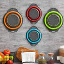 Foldable Silicone Drain Basket – Space-Saving Strainer for Fruits & Vegetables