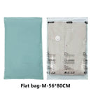 Large Plastic Vacuum Storage Bags – No Pump Needed, Space-Saving Solution for Clothes & Blankets