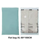 Large Plastic Vacuum Storage Bags – No Pump Needed, Space-Saving Solution for Clothes & Blankets