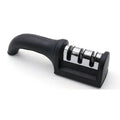 3-Stage Knife Sharpener – Multi-Purpose Stainless Steel Sharpening Tool for Kitchen Use