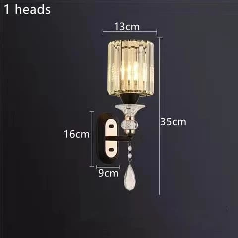 Nordic Luxury LED Crystal Chandelier – Modern Ceiling Light for Living Room, Dining Area and Bedroom