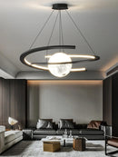 Modern Pendant Chandelier – Dimmable Ceiling Lamp for Dining Room and Living Space