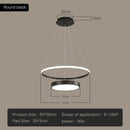 Modern Ring Pendant Light – Minimalist Elegance for Dining and Kitchen Spaces