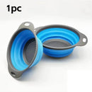Foldable Silicone Drain Basket – Space-Saving Strainer for Fruits & Vegetables