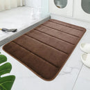 Coral Velvet Bathroom Mat Anti-Skid, Quick Absorbing, Machine Washable Bath Rug