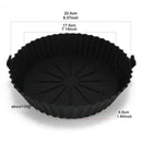 Reusable Silicone Air Fryer Basket – Non-Stick Baking Tray for Oven, Microwave and Fryer Use