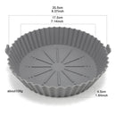Reusable Silicone Air Fryer Basket – Non-Stick Baking Tray for Oven, Microwave and Fryer Use