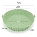 Reusable Silicone Air Fryer Basket – Non-Stick Baking Tray for Oven, Microwave and Fryer Use