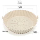 Reusable Silicone Air Fryer Basket – Non-Stick Baking Tray for Oven, Microwave and Fryer Use