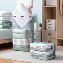 Large Plastic Vacuum Storage Bags – No Pump Needed, Space-Saving Solution for Clothes & Blankets