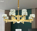 Nordic Luxury LED Crystal Chandelier – Modern Ceiling Light for Living Room, Dining Area and Bedroom
