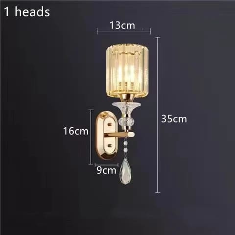 Nordic Luxury LED Crystal Chandelier – Modern Ceiling Light for Living Room, Dining Area and Bedroom