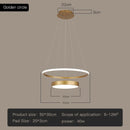 Modern Ring Pendant Light – Minimalist Elegance for Dining and Kitchen Spaces