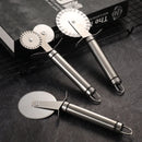 Stainless Steel Pizza Cutter Wheel – Durable Round Knife for Pastry and Baking Use