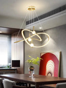 Modern Dimmable LED Pendant Light – Adjustable Hanging Ceiling Lamp for Dining Room and Living Space