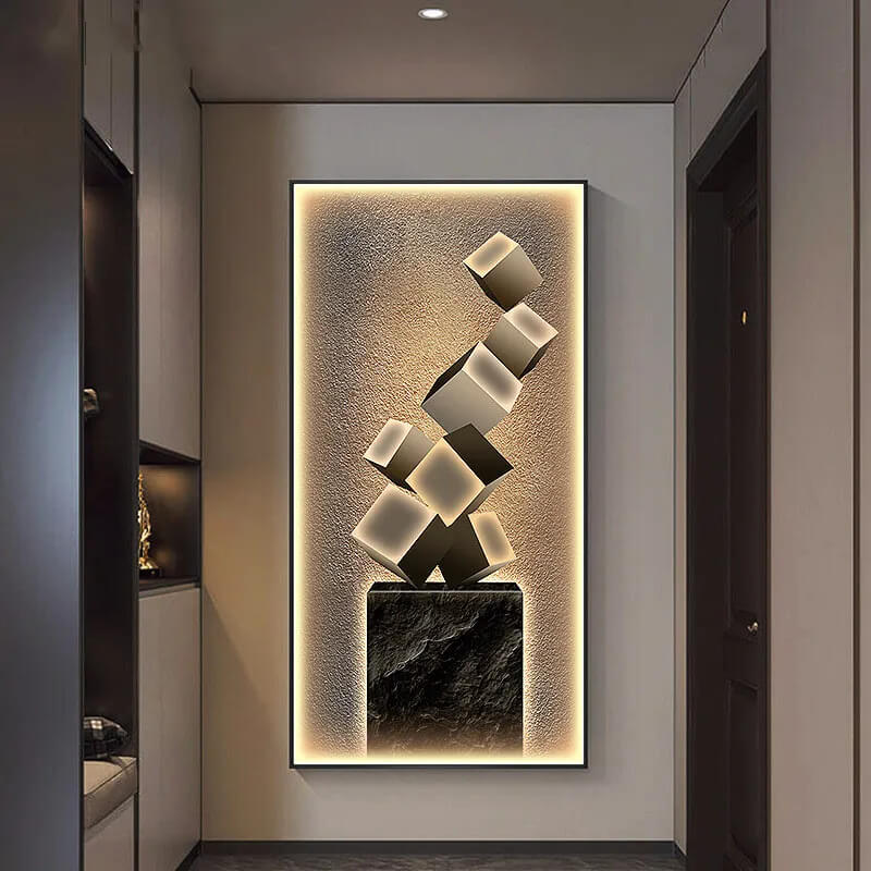 Modern Artistic LED Wall Lamp – Creative Indoor Light for Bedroom, Living Room, Staircase or Entryway