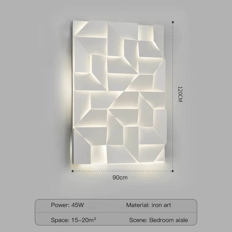 Modern Wall Lamp – Artistic LED Wall Sconce for Bedroom, Living Room, Dining Area and Hallway