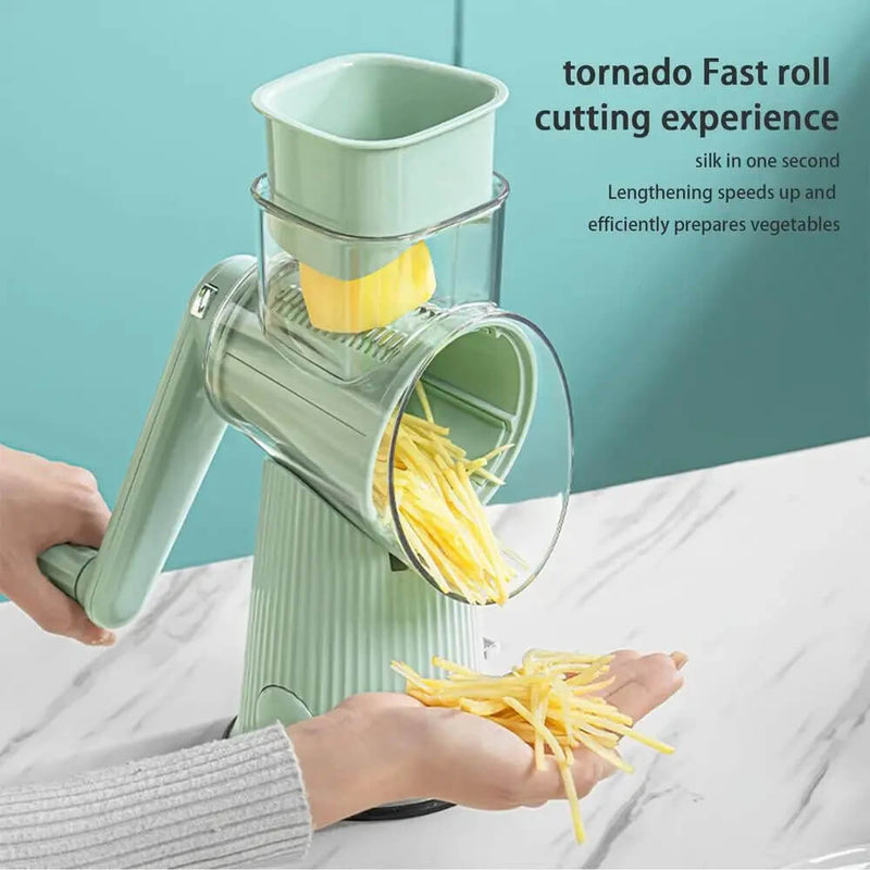 Rotary Cheese Grater with Handle – Safe, Fast and Versatile Kitchen Grating