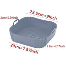 Reusable Silicone Air Fryer Tray – Non-Stick Liner for Baking, Pizza and Fried Chicken