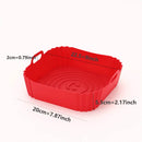 Reusable Silicone Air Fryer Tray – Non-Stick Liner for Baking, Pizza and Fried Chicken