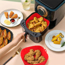 Reusable Silicone Air Fryer Tray – Non-Stick Liner for Baking, Pizza and Fried Chicken